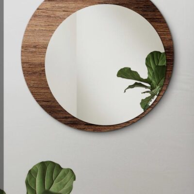 New Design Wall Decor Acrylic Mirror Wooden Frame